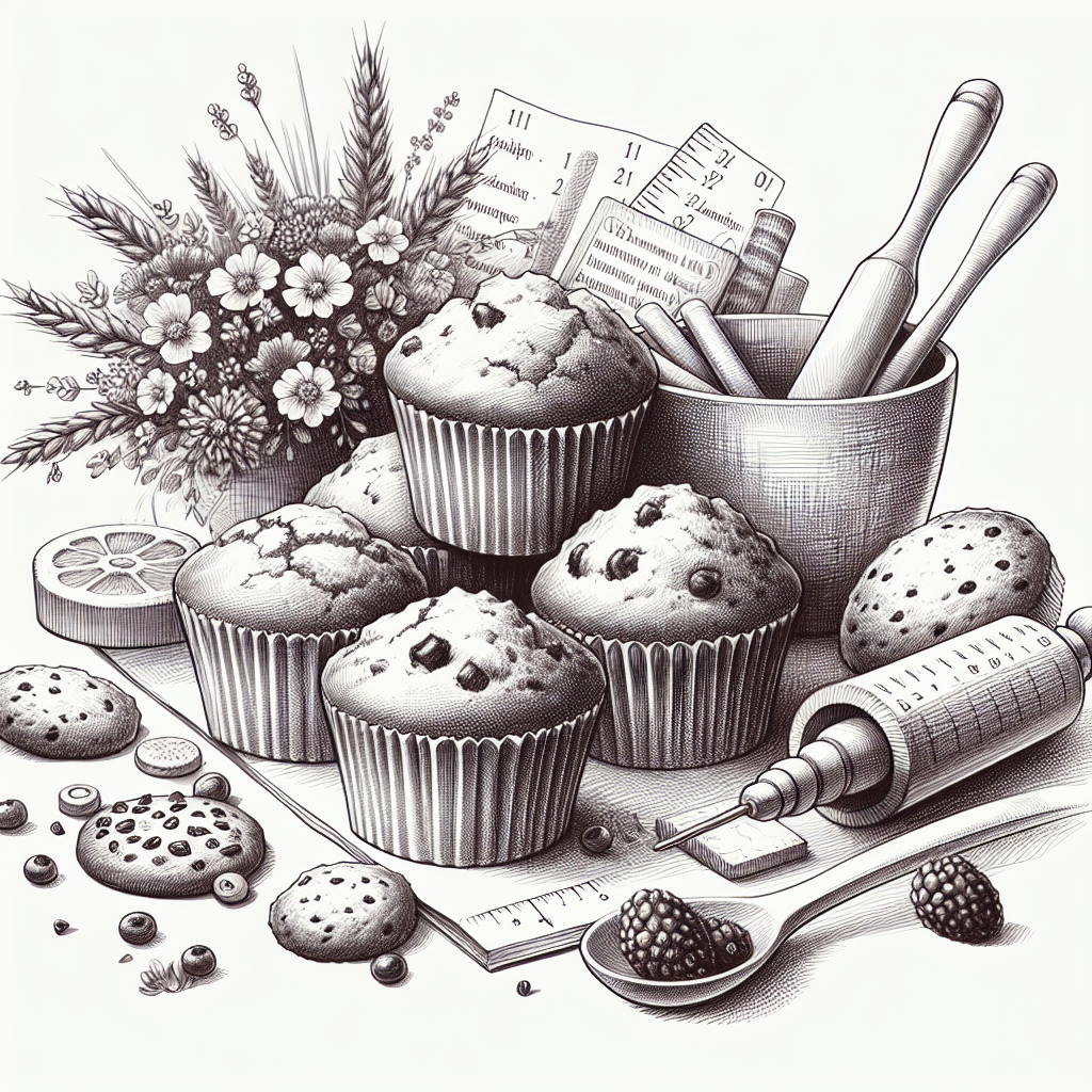 Pastelková ilustrace znázorňující téma: Recepty