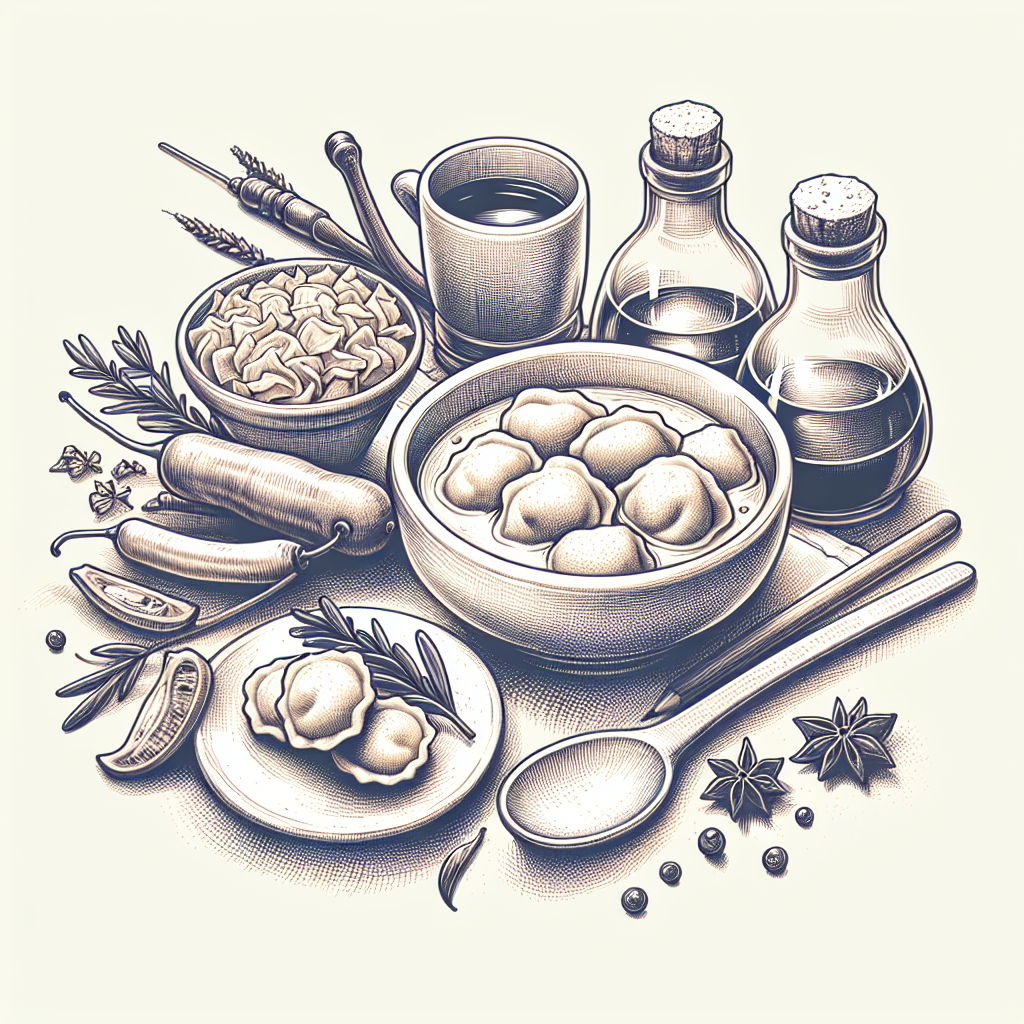 Pastelková ilustrace znázorňující téma: Recepty