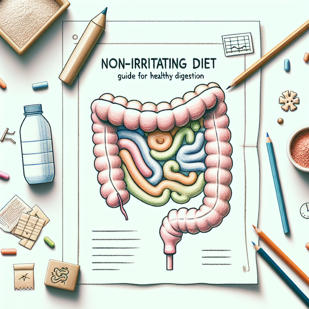 Pastelková ilustrace znázorňující téma: Diety