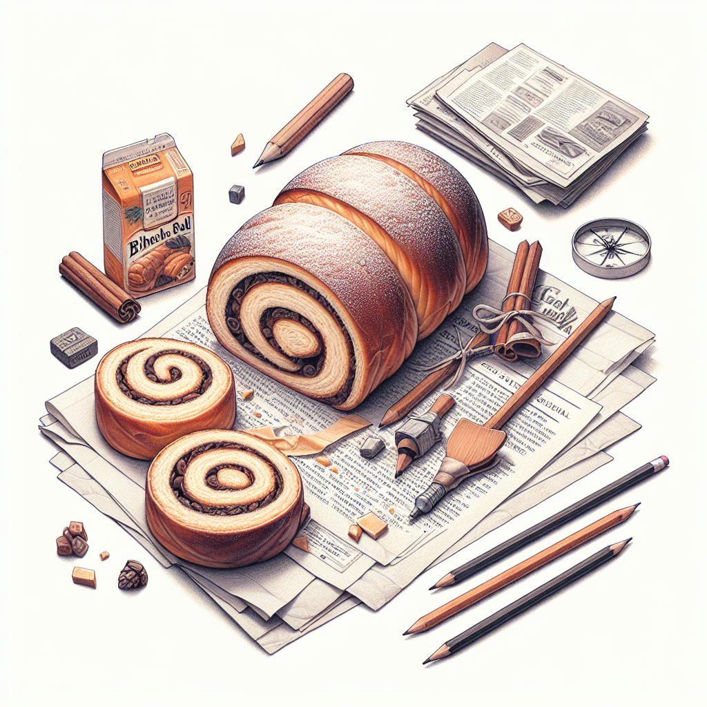 Pastelková ilustrace znázorňující téma: Pečení