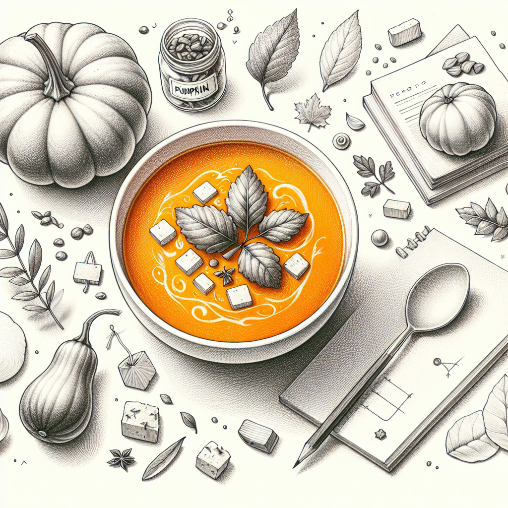 Pastelková ilustrace znázorňující téma: Recepty