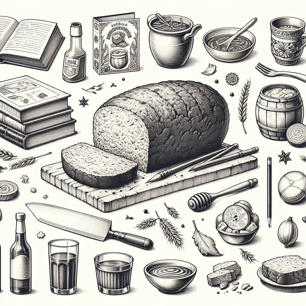 Pastelková ilustrace znázorňující téma: Recepty