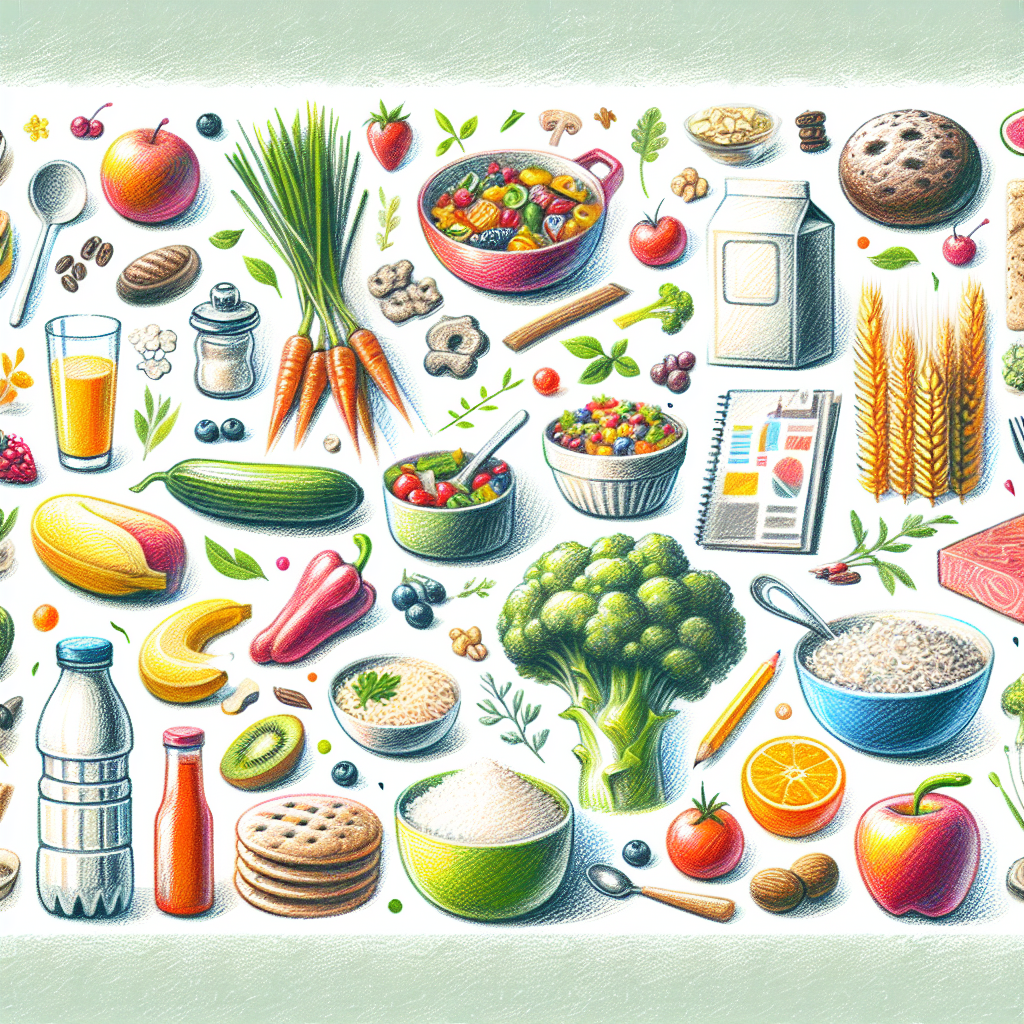 Pastelková ilustrace znázorňující téma: Gastronomie